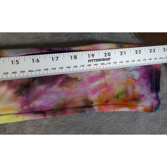 Madison Studio Women's Medium Tie Dye Cotton Spandex Long Sleeve Top - Picture 7 of 8